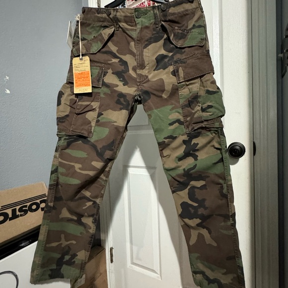 RRL RALPH LAUREN REGIMENT CAMO RIPSTOP CARGO PANT - Picture 1 of 9